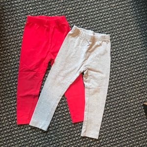 2 pair Hanna Andersson leggings 90